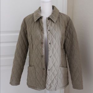 Barbour Microfiber Quilted Jacket - Size 8